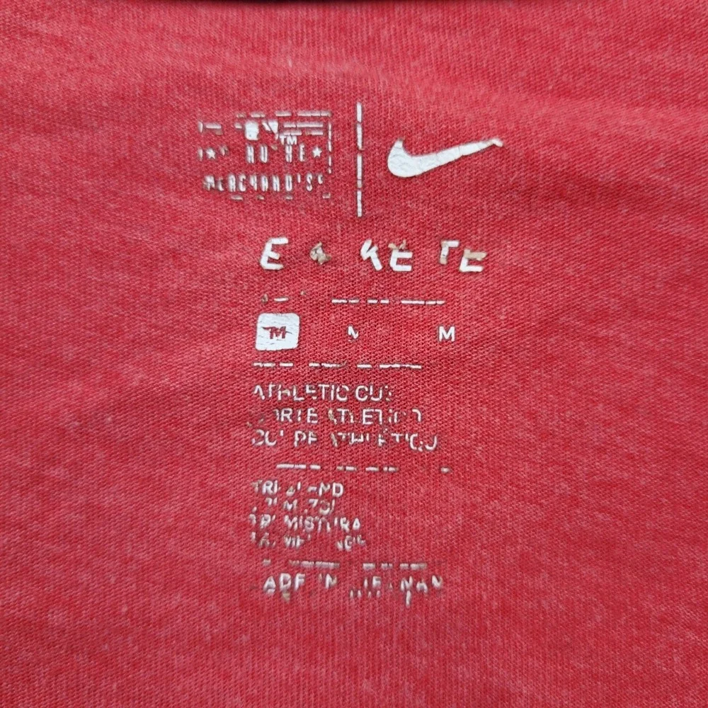 Nike MLB Los‎ Angeles Angels T-Shirt Womens Medium Red Short Sleeve Scoop Neck